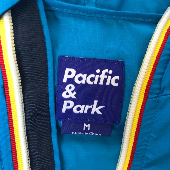 NWT Men’s Retro Pacific & Park Hooded Windbreaker - Picture 6 of 6